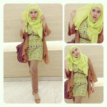 Hijab Style: Busana Serba Tumpuk Ciri Khas Suci Utami