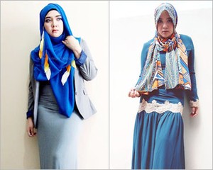 Hijab Style: Busana Serba Tumpuk Ciri Khas Suci Utami