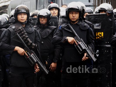 Polisi Jaga Ketat Gedung KPK