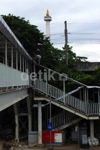 JPO ini diperkirakan sudah dapat digunakan dalam seminggu kedepan.
