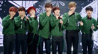 EXO saat mengisi acara Mnet countdown di Seoul, Korea Selatan. AFP Photo/STARNEWS.