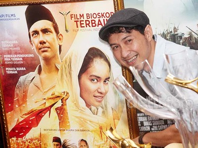 Agus Kuncoro di Syukuran Film Sang Kiai