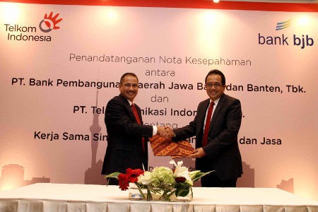 Telkom dan BJB Sepakat untuk Kerja Sama Sinergi Pemanfaatan Produk dan Jasa