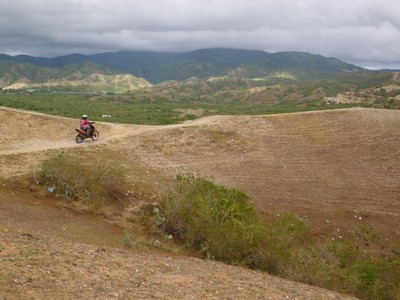 Jabal Nur Jadi Tempat Motor Cross di Palu