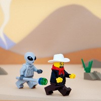 Menggambarkan Sebuah Kota dengan Kreasi Lego