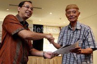 Penandatangan ini dilakukan oleh Direktur Puncak Emas Gorontalo Edi Permadi dan Ketua KUD Dharma Tani Marisa Abdul Kadir Akib.