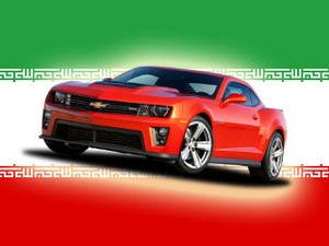 Chevrolet Camaro Laris Manis di Iran