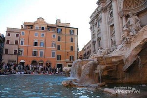 Gelato, Sore & Fontana di Trevi di Roma, Sempurna!
