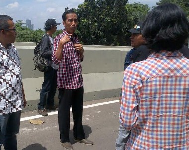 Jokowi dan Djokir Jajal Tol JORR Kebon Jeruk-Ciledug