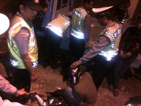 Polisi Gelar Razia Motor dan Anak Nongkrong di Semarang