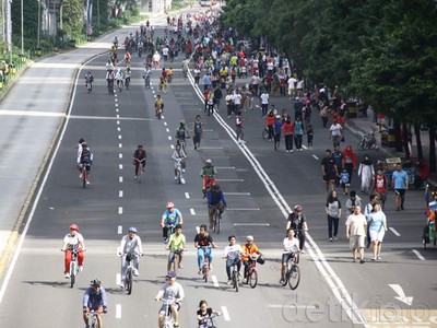 Car Free Day, Jelang Akhir Tahun Disambut Antusias