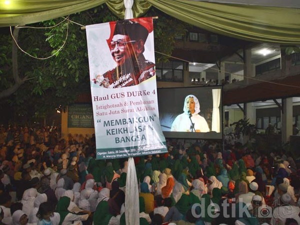 Ribuan Orang Datangi Haul ke Empat Gus Dur