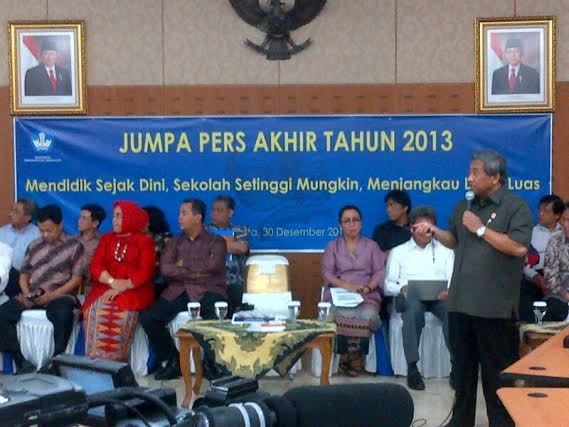 Mendikbud Banggakan Program Unggulan di Kementeriannya di 2013