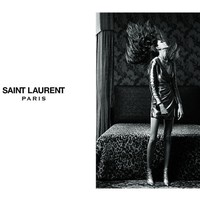 Dipotret langsung oleh sang desainer, Hedi Slimane di Los Angeles, California, kampanye Saint Laurent yang konsisten bernuansa punk-rock ini menampilkan model pendatang baru seperti Natalie Westling, Nastya Sten dan Jeff Fribourg. Masih dalam visual hitam-putih, iklan kali ini terasa lebih absurd dengan pose model yang menghempaskan rambut ke atas.