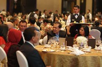 Suguhan nuansa supermewah terdapat pada Gala Dinner Bersama George Benson. (dok. Trans Luxury Hotel)