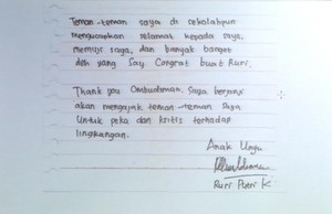 Saat Anak Unyu Surati Ombudsman karena Berhasil Masuk SMA