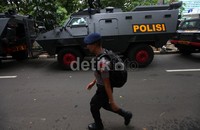 Kendaraan ini disiagakan untuk mengamankan pergelaran Jakarta Night Festival (JNF) yang akan berlangsung Selasa malam ini.
