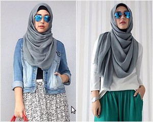 Hijab Style: Penampilan Rani Hatta yang Chic dan Kasual