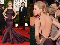 Mantan kekasih Harry Styles itu tampil menawan di red carpet Golden Globe 2013. Jason Merritt/Getty Images.