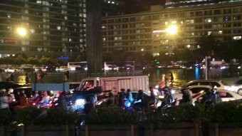 Jalan Kembali Dibuka, Arus Lalu Lintas di Bundaran HI Padat