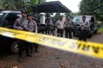 Polisi Tutup Akses Masuk TKP Penggerebekan Teroris