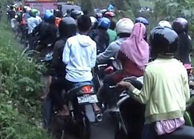 Libur Tahun Baru, Jalur Bromo Macet Lebih 3 Km