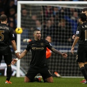 Kalahkan Swansea, City untuk Sementara Puncaki Klasemen