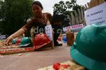 Aksi 1000 Nisan Hiasi Tugu Proklamasi