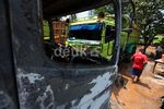 Rumah dan Truk Hangus Terbakar