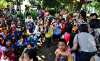 Selain itu, anak-anak diharapkan tidak takut dengan polisi.
