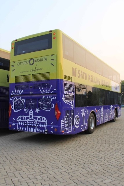 Bus Tingkat Pariwisata Tiba Tanggal 9 di Jakarta Bus Tingkat Pariwisata Tiba Tanggal 9 di Jakarta