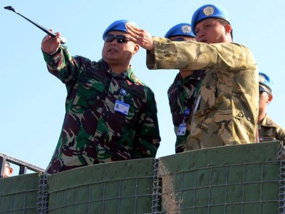 Garuda Contingent Commander Tinjau AOR Indobatt