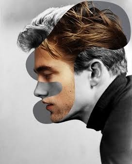 Robert Pattinson vs James Dean. Kedua aktor ini sama-sama pujaan wanita di eranya. Dengan teknik digital collage karya George Chamoun, keduanya bisa disatukan dalam frame dengan gaya cool. (kredit foto: George Chamoun/sssquare art)     