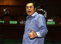 Jauhari jadi terdakwa dalam kasus dugaan korupsi pengadaan Al Quran dan alat laboratorium 2011-2012. Lamhot Aritonang/detikFoto.