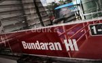 Halte TransJ Bundaran HI Ditutup