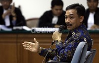 Andi mengaku tak tahu menahu soal pengurusan surat tanah Hambalang. Dia mengaku hanya dilapori Sesmenpora Wafid Muharam selesainya pengurusan surat tanah. Lamhot Aritonang/detikFoto.