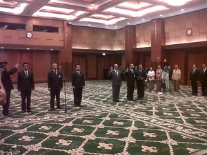 Chatib Basri Lantik 5 Pejabat Eselon II Kemenkeu