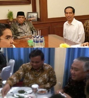 Saat Jokowi Bertemu Said Aqil dan Prabowo Bersua Din Syamsuddin