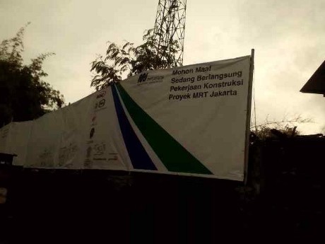  Pemagaran Terminal Lebakbulus untuk Proyek MRT Jalan Terus