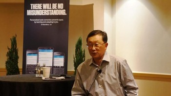 Dalam acara round table ekslusif tersebut, John Chen memaparkan strategi BlackBerry menyambut lembaran baru.