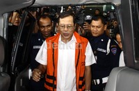     Sudjadnan mengakui dirinya memberikan perintah yang salah kepada jajarannya sehingga terjadi penggelembungan dana. Lamhot Aritonang/detikFoto.