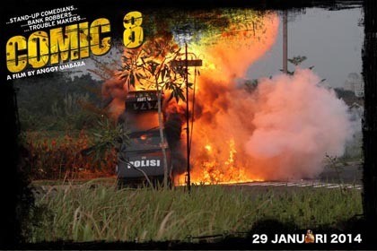 Syuting Adegan Action di Comic 8, Sutradara Didampingi Polisi Hingga Tim Gegana