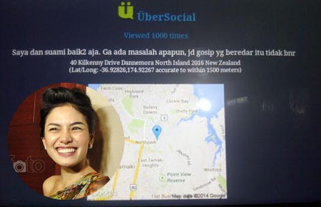 Lewat Twitter, Nikita Mirzani Buktikan Tengah Berada di Selandia Baru