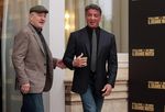 Sylvester Stallone dan Robert De Niro di Sesi Foto Grudge Match
