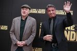 Sylvester Stallone dan Robert De Niro di Sesi Foto Grudge Match