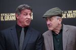 Sylvester Stallone dan Robert De Niro di Sesi Foto Grudge Match