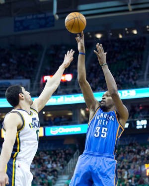 48 Poin Durant Tak Mampu Bawa Thunder Kalahkan Jazz