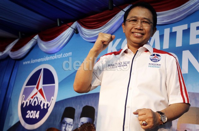 Marzuki Alie Siap Berkompetisi dengan Jokowi