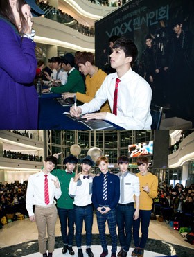 Ratusan Fans Antre demi Dapat Tanda Tangan VIXX