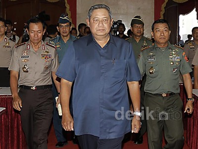 SBY Beri Arahan di Rapim TNI-Polri